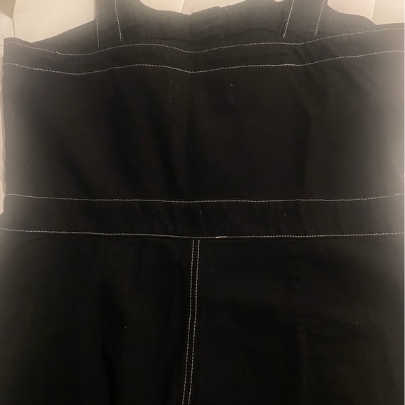 NWT Reformation Amory Wide-Leg Jumpsuit in Wash Black - Size 12 - Picture 9 of 13